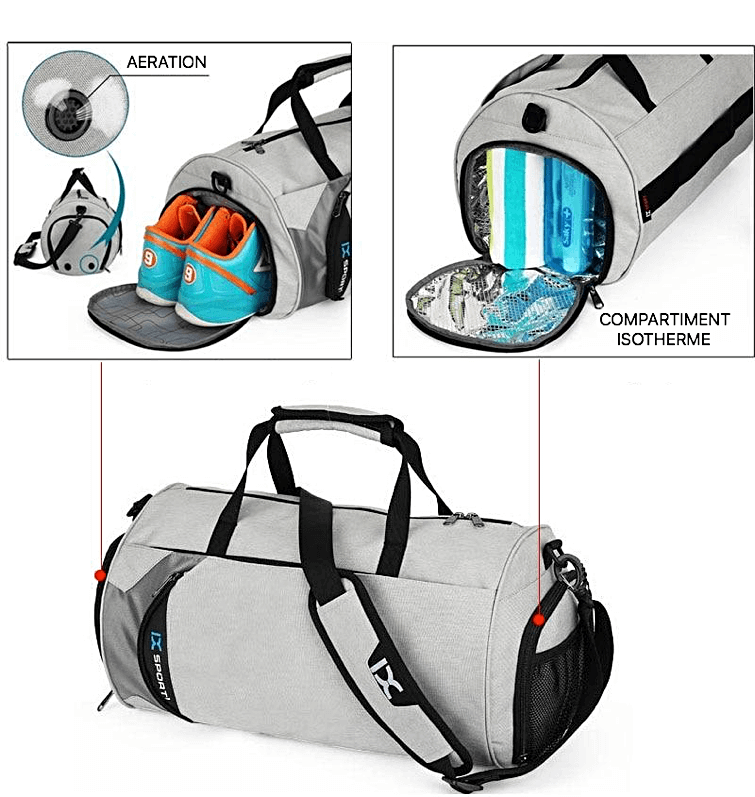 Sac de Sport Multifonctions WaterProof 20-35L "EASY", 4 colories